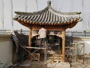 西四环某院四角亭工程