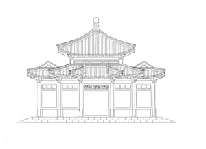 水流云在亭（重檐亭）